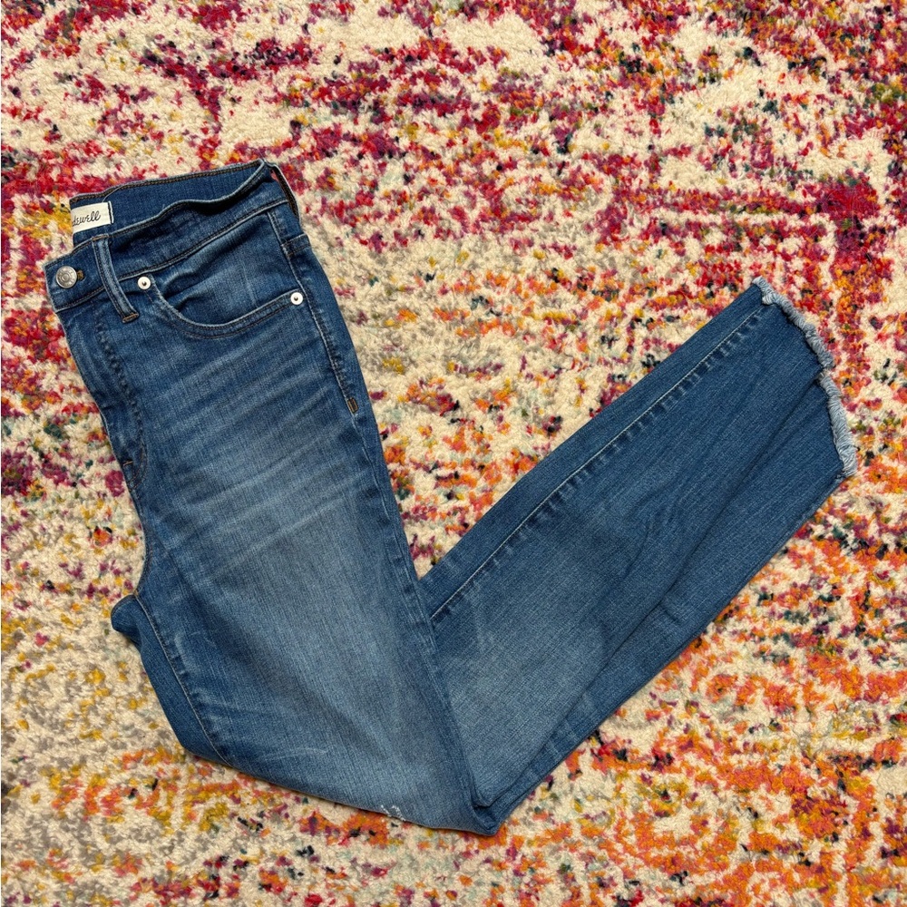 Madewell Medium Wash 10” High Rise Skinny Jeans